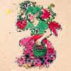 Sticker Mermay Framboise