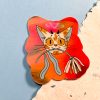 Autocollant holographique chat démoniaque – Image 2